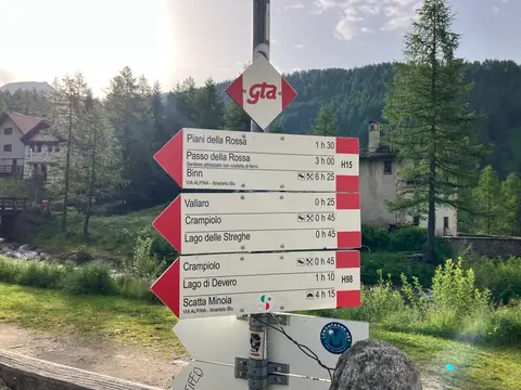 I cartelli della GTA all'alpe Devero