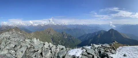 Panorama dalla cima Ronda
