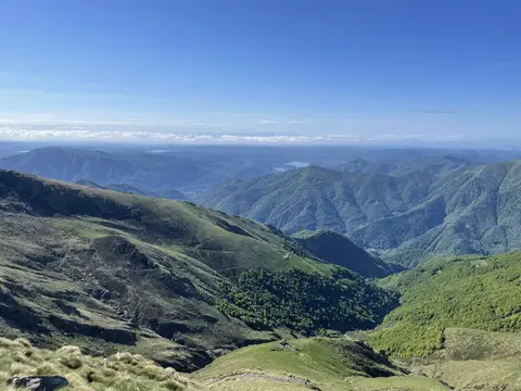 Le valli viste dalla cima