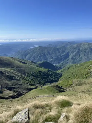 La valle Strona vista dall'alto