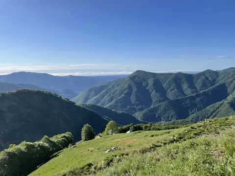 La valle Strona vista dai pascoli