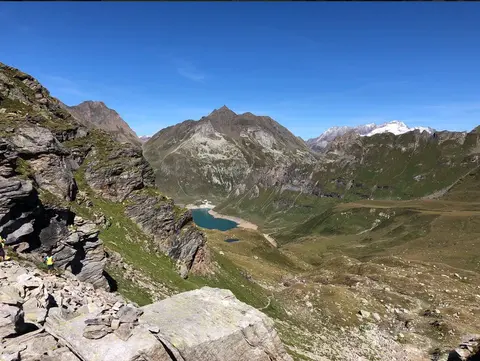 Il lago Vannino visto dall'alto