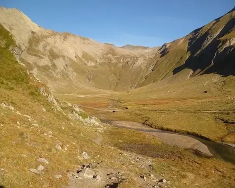 La piana di Bettelmatt e il torrente