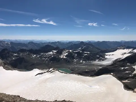 Nevai e ghiacciai visti dalla salita al Blinnenhorn