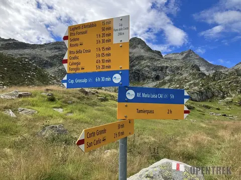 I cartelli svizzeri per il Tamierpass