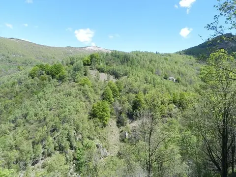La valle vista dal sentiero