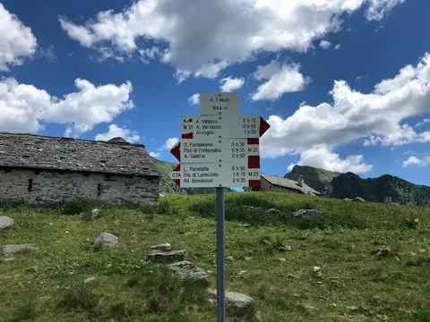 I cartelli dell'alpe I Motti, 1844 m