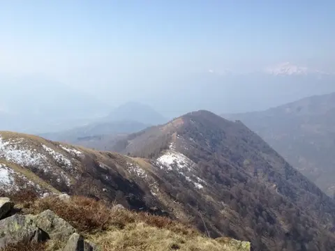 La cresta che porta verso il monte Todano