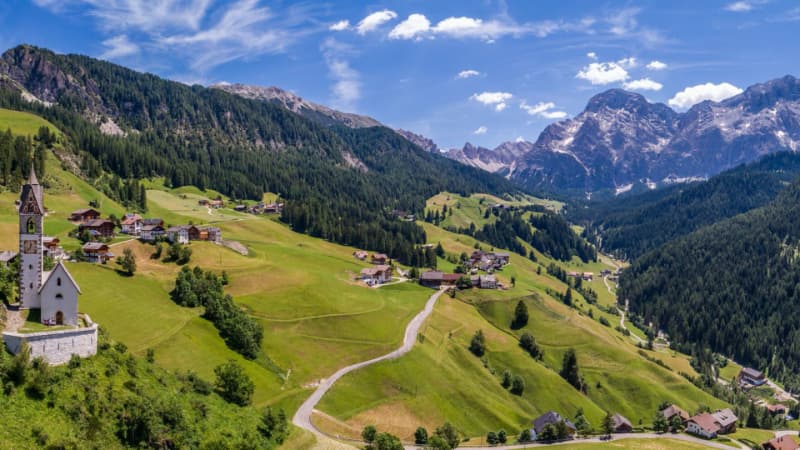 Escursione alta val Badia, Dolomiti da San Cassiano