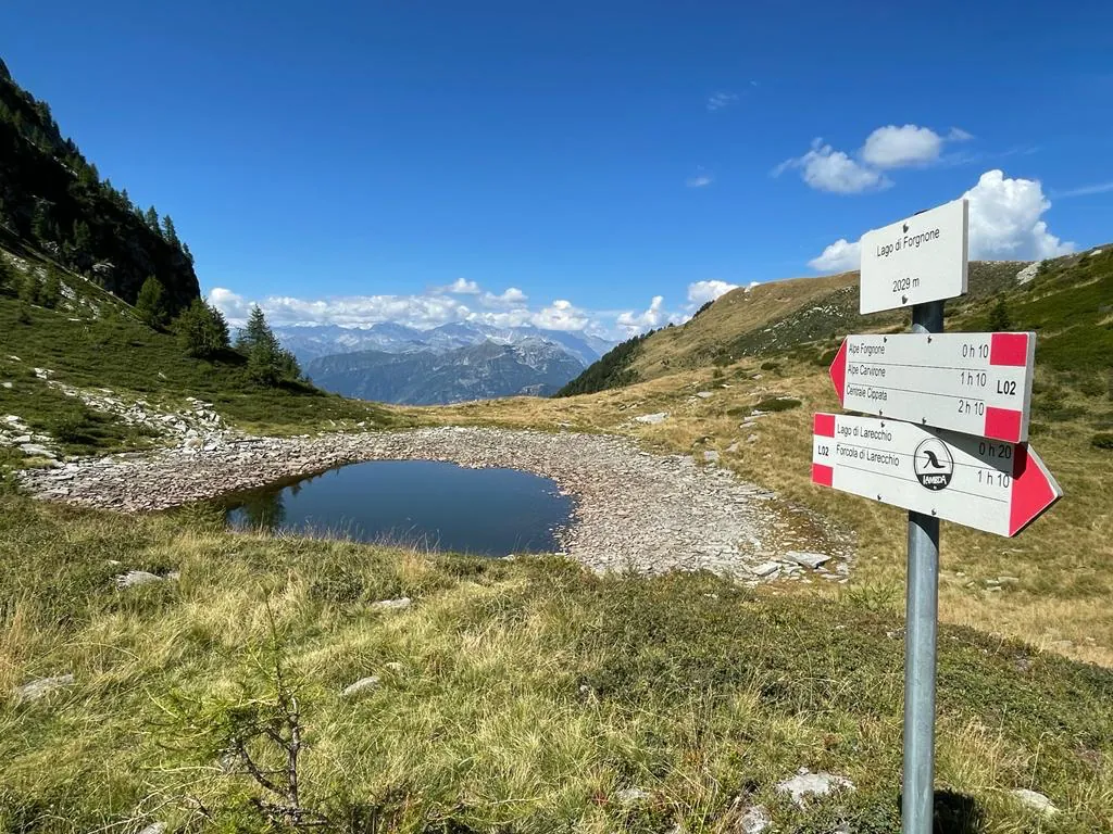 Escursione passo di Larecchio da Altoggio