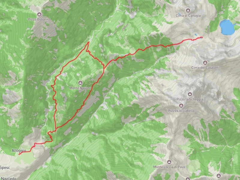 mappa passo larecchio