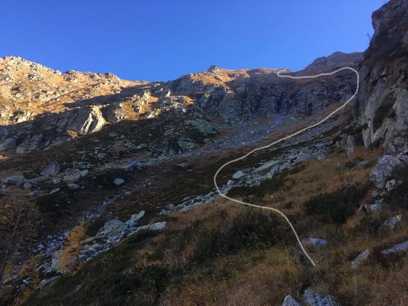 sentiero monte gorio