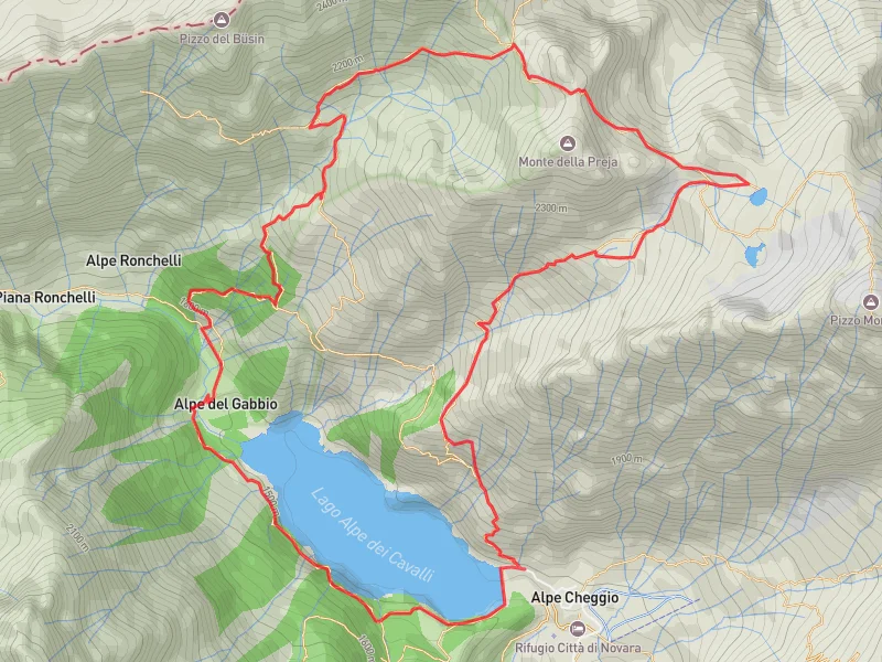 mappa escursione dei 3 passi