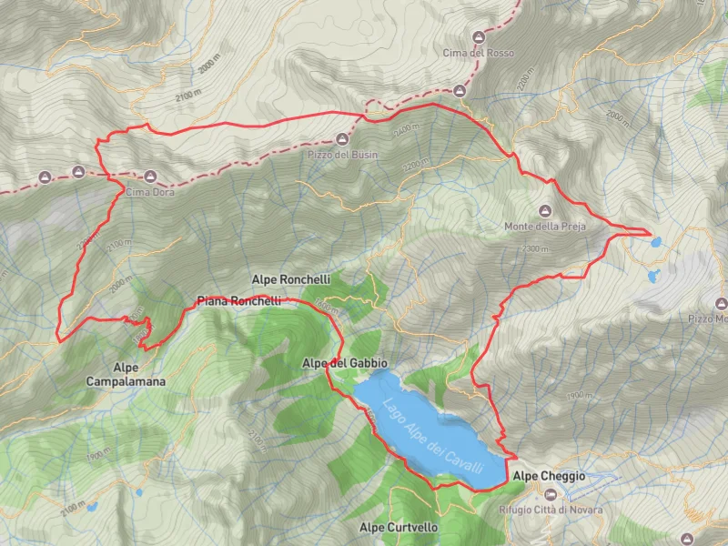 mappa giro 5 passi