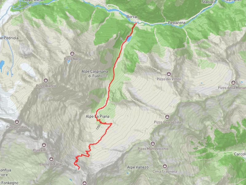 mappa passo del turlo