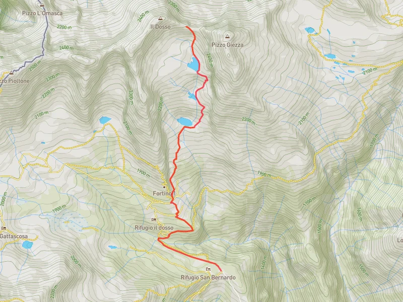 mappa passo paione