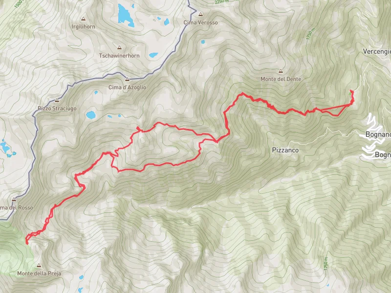 mappa preia e campo