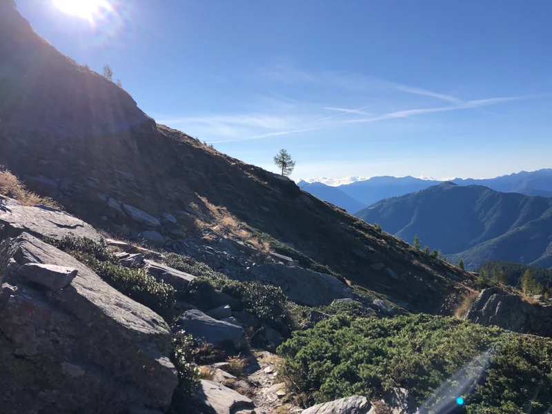 sentiero dei laghi