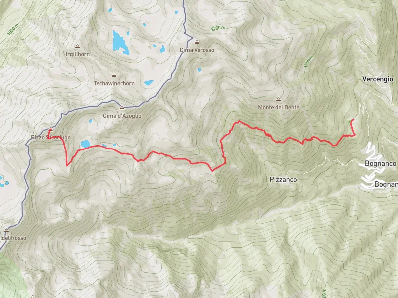 mappa pizzo straciugo