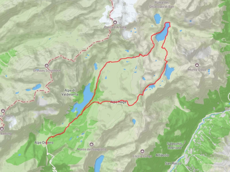 mappa anello devero - formazza