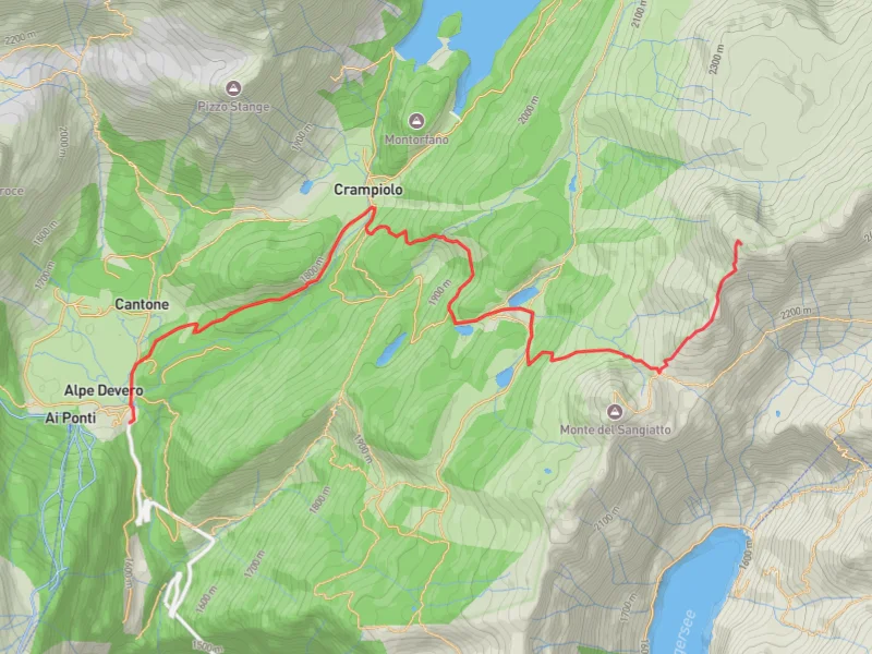 mappa monte cobernas