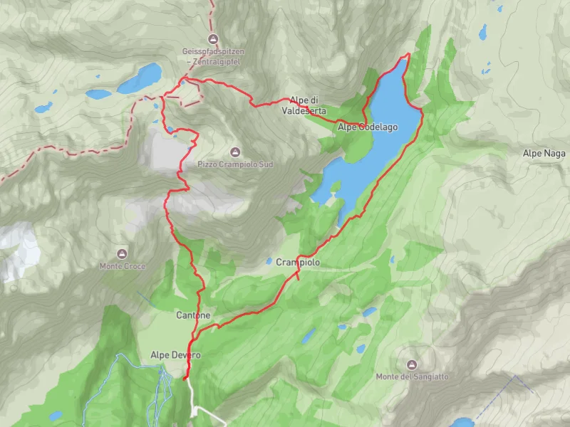 mappa passo della rossa