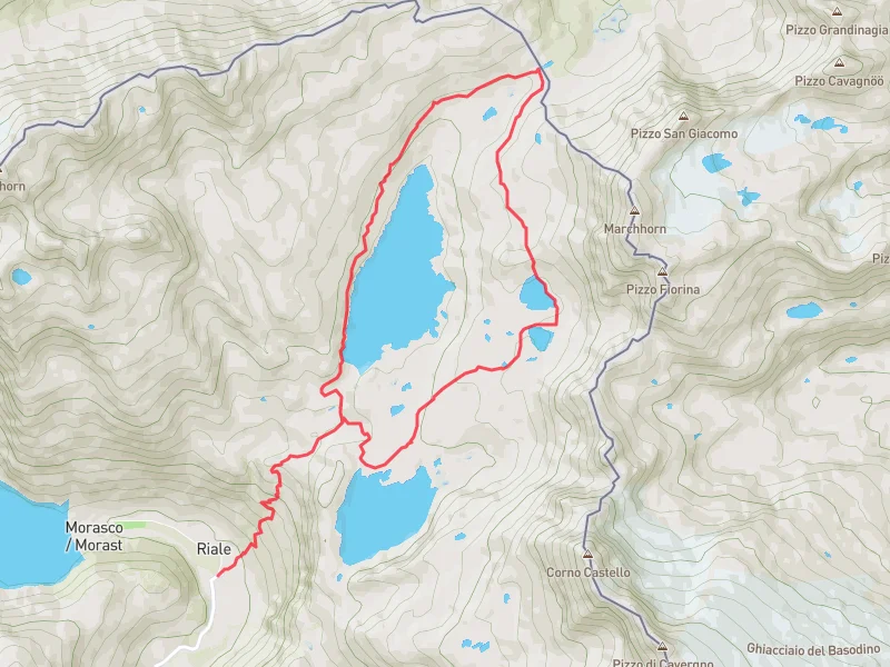 mappa laghi Boden