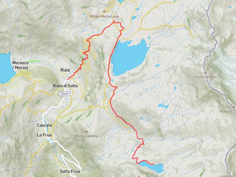 mappa lago Nero