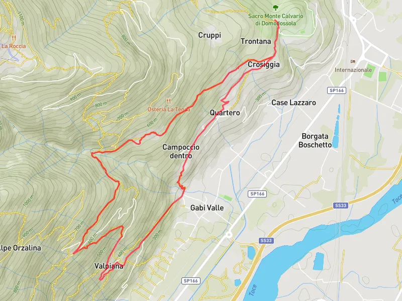 mappa calvario tappia