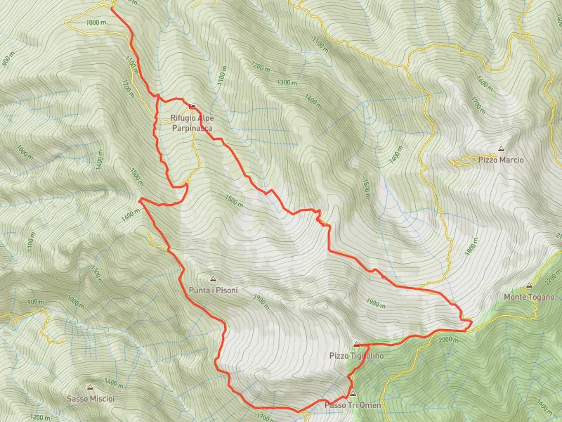 mappa Tignolino