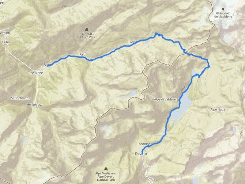 mappa devero binn