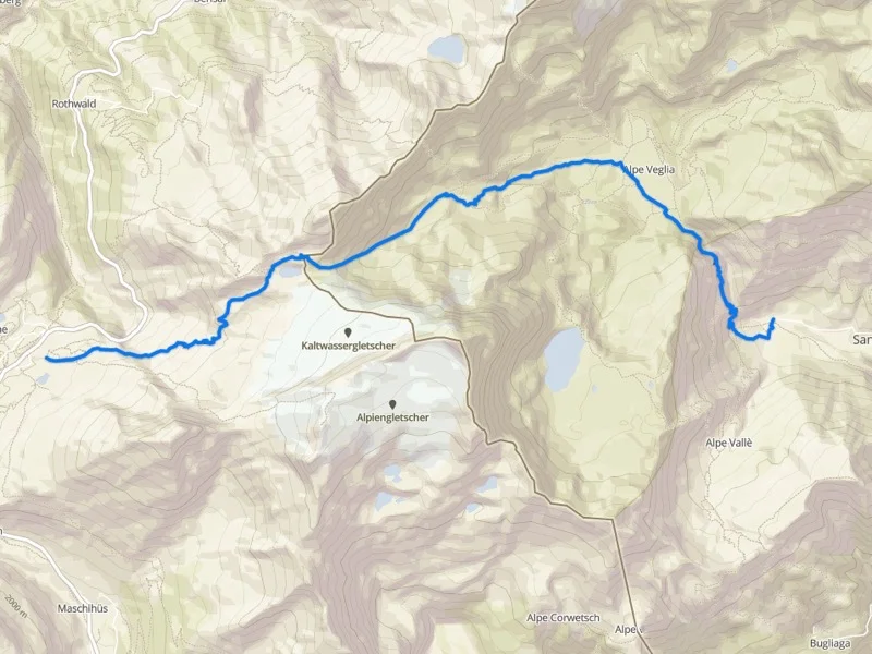 mappa sempione veglia