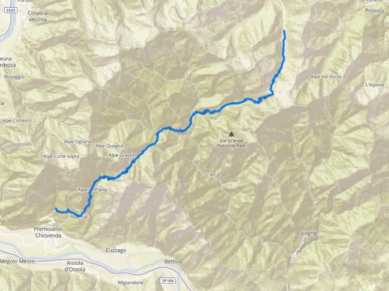 mappa val grande