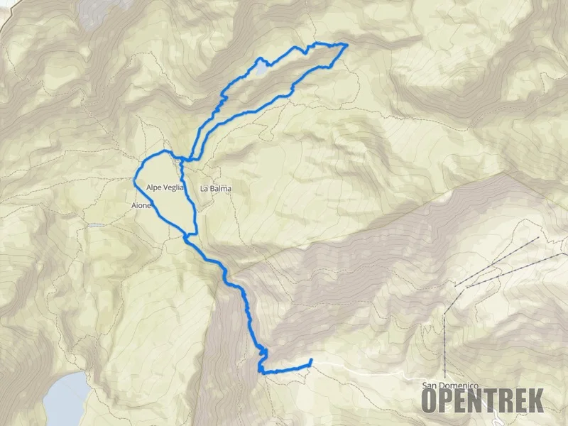 mappa lago bianco