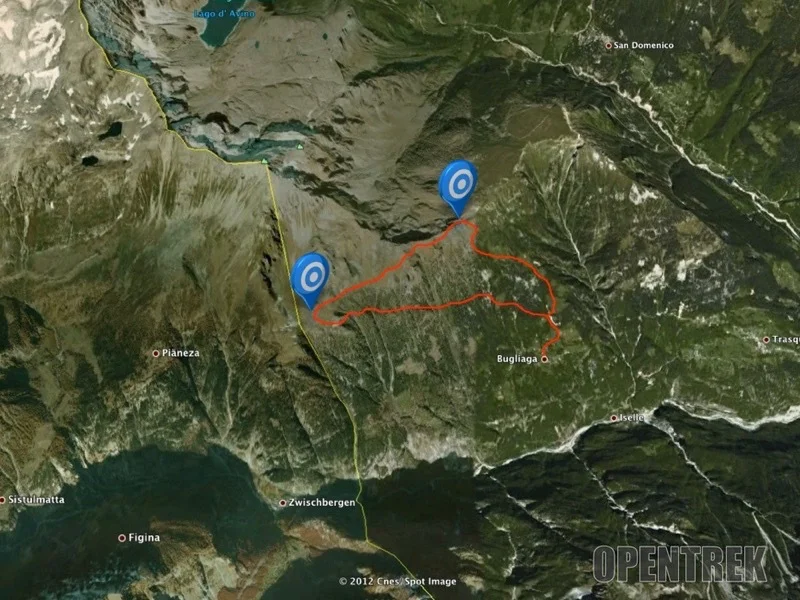 mappa passo delle possette