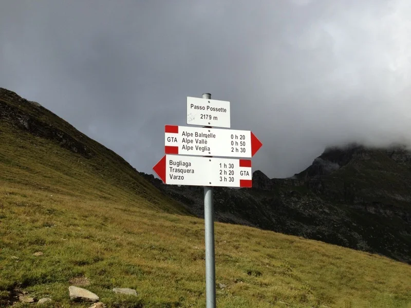 Escursione al passo delle Possette, anello da Vallescia