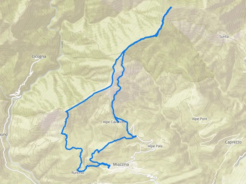 mappa pizzo pernice