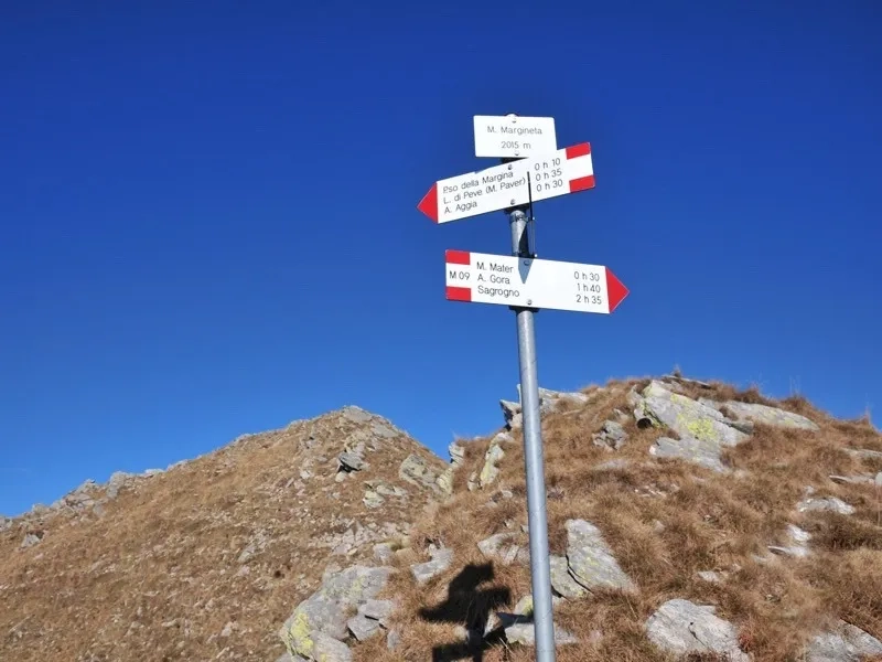 Escursione monte Mater e Margineta da Sagrogno